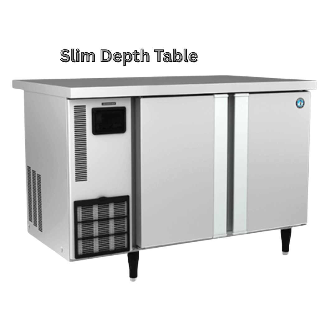 Under Counter Refrigerator or Freezer – 5 Feet Slim Depth Table